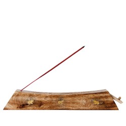 Wooden small boat Incense holder