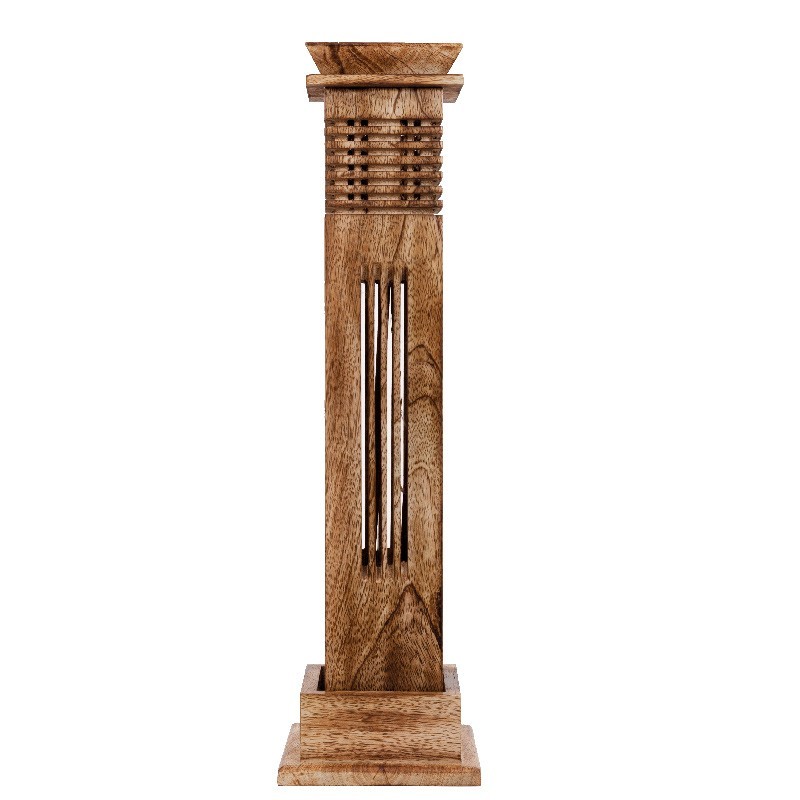 Wooden Column Incense holder