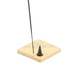 Wooden Square Incense Holder