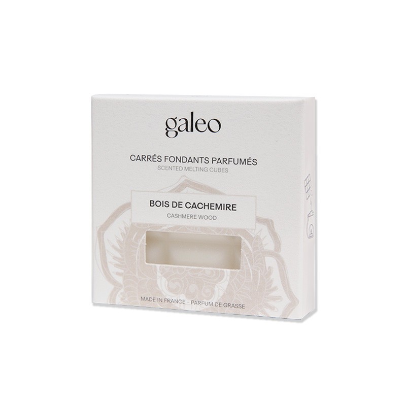 Carrés fondants parfumés Bois de Cachemire