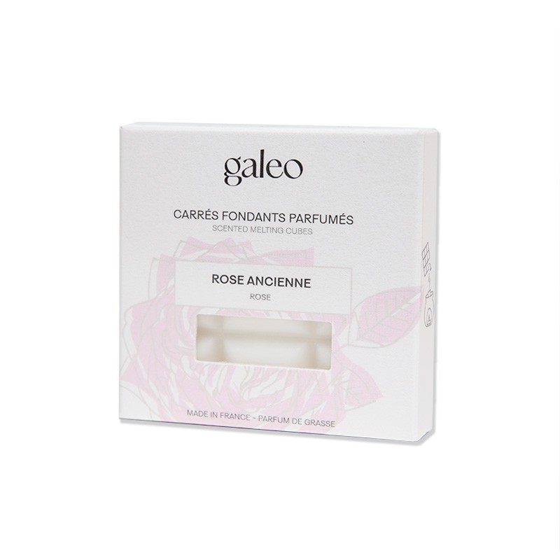 Carrés fondants parfumés Rose Ancienne