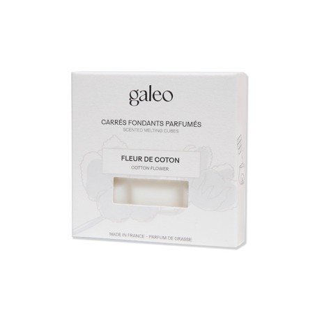 Carrés fondants parfumés Fleur de Coton