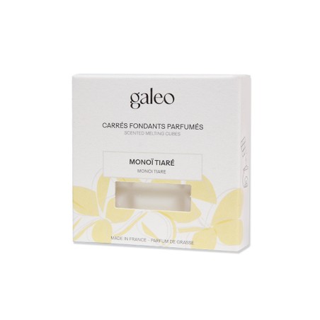 Carrés fondants parfumés Monoï Tiaré