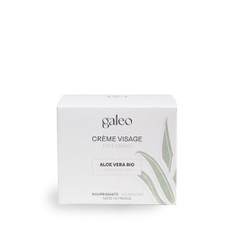 Crème visage à l'aloe vera biologique