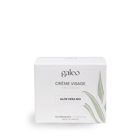 Crème visage à l'aloe vera biologique