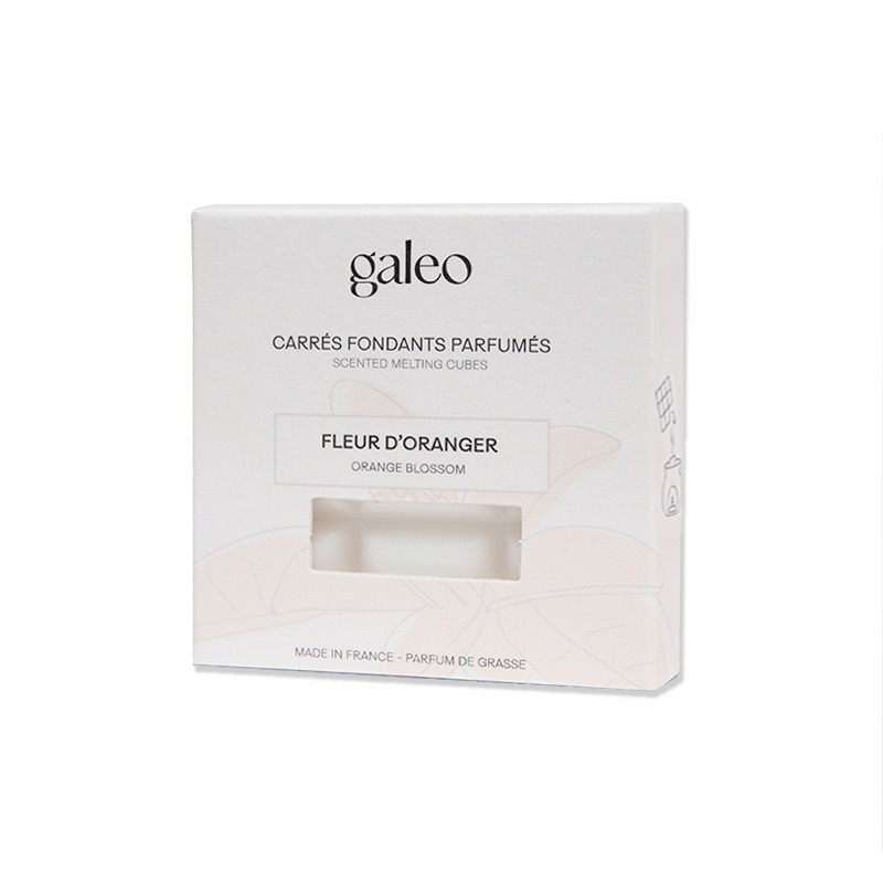 Carrés fondants parfumés Fleur d'Oranger