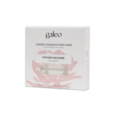 Carrés fondants parfumés Pivoine Sauvage