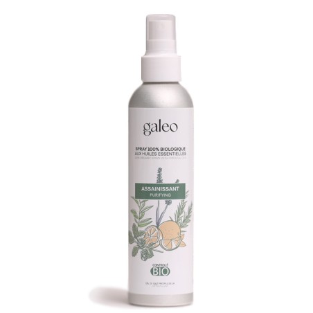 Spray assainissant 100% bio aux huiles essentielles