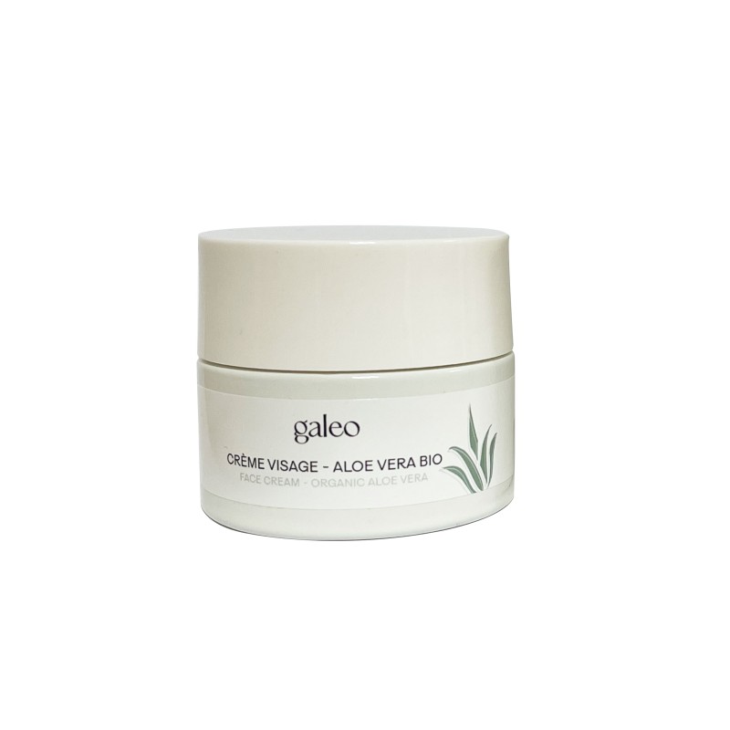 Crème visage à l'aloe vera biologique