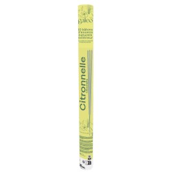 Tube 10 bâtons d'encens naturels extérieur Citronnelle