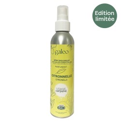 Spray corporel citronnelle 99,99% BIO aux huiles essentielles