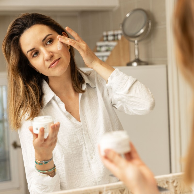 Crème visage à l'aloe vera biologique