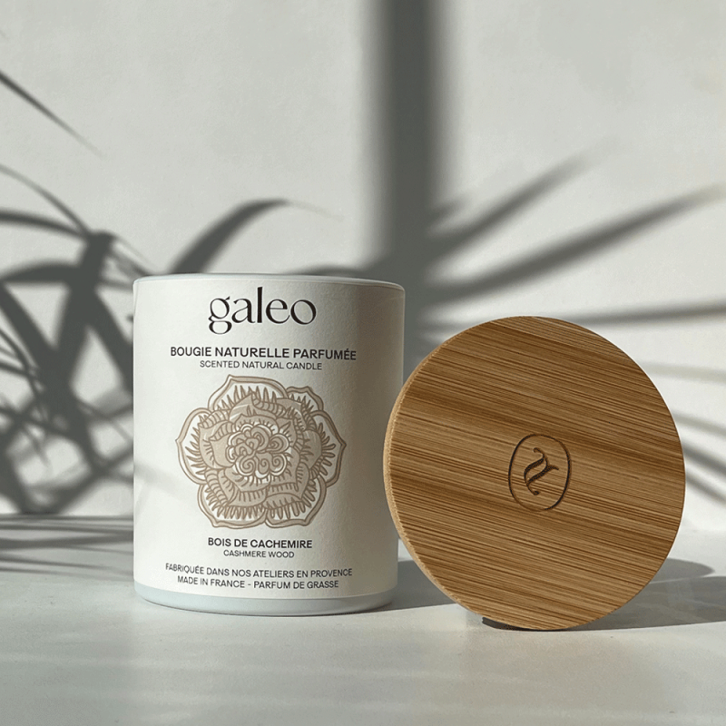 Natural scented candle Cashmere Wood