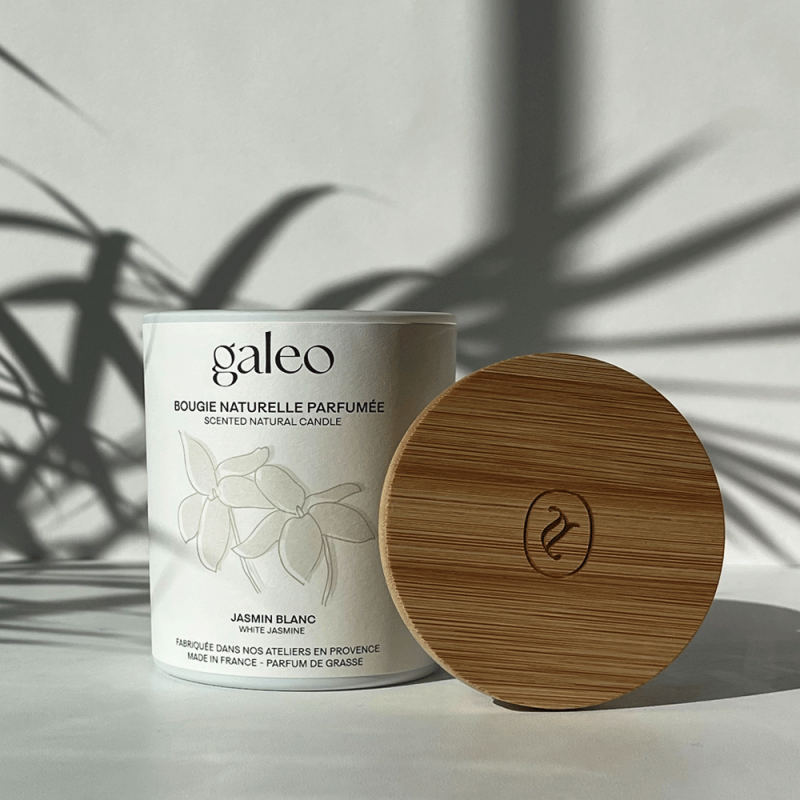 Bougie naturelle parfumée Jasmin Blanc