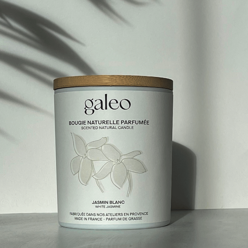 Natural scented candle White Jasmine