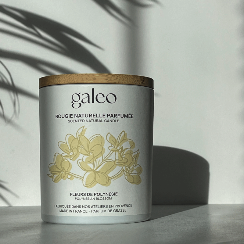 Natural scented candle Polynesian Blossom