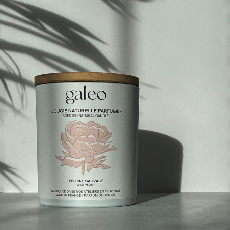 Bougie naturelle parfumée Pivoine Sauvage