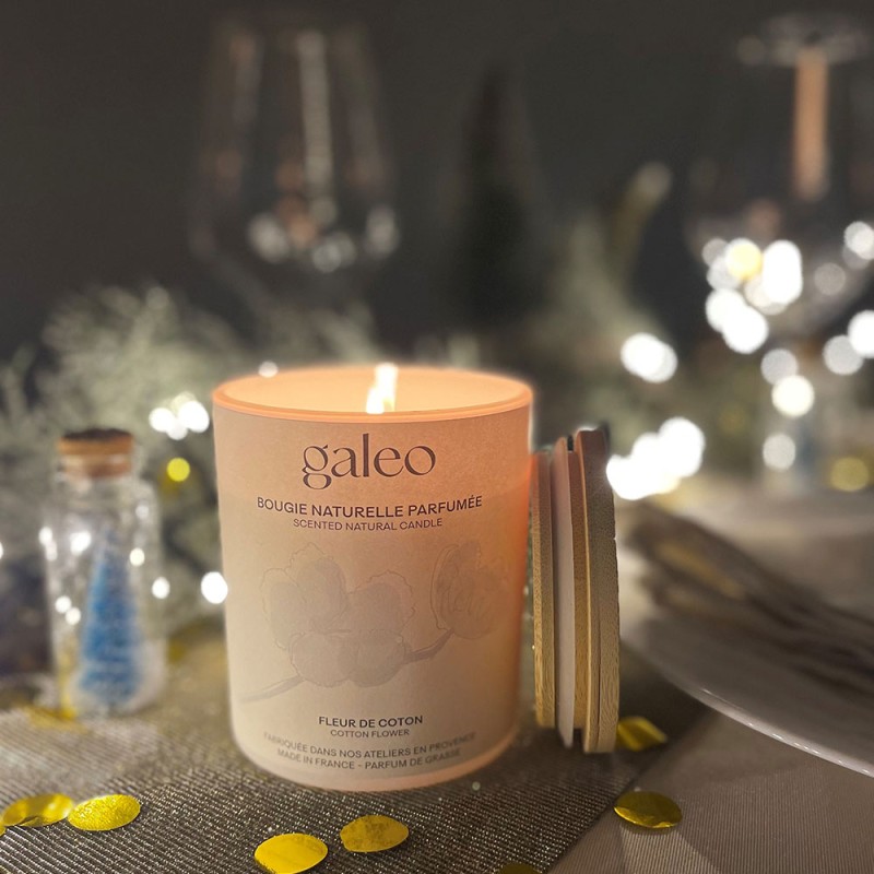 Natural scented candle Cotton Flower