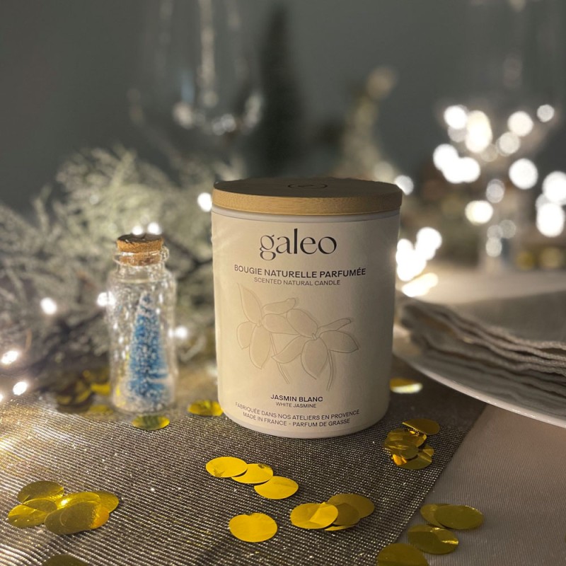 Natural scented candle White Jasmine