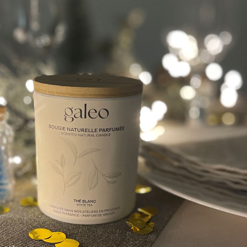 Bougie naturelle parfumée Thé Blanc