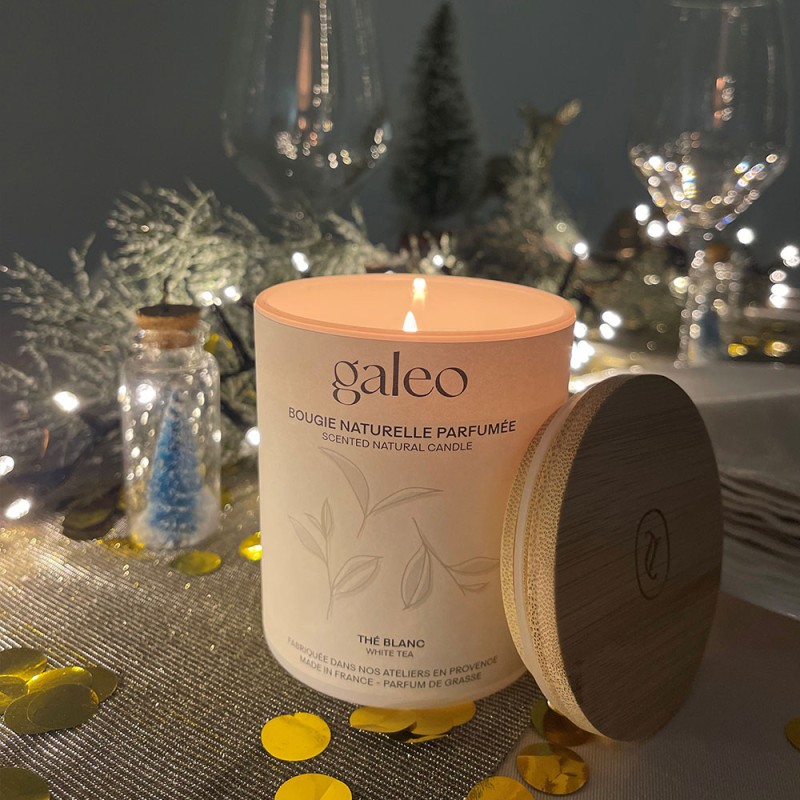 Bougie naturelle parfumée Thé Blanc