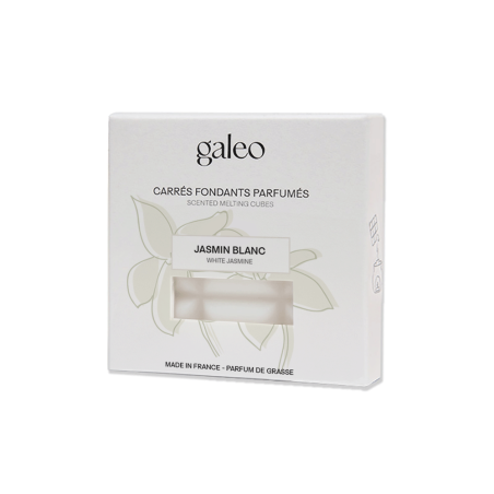 Carrés fondants parfumés Jasmin Blanc