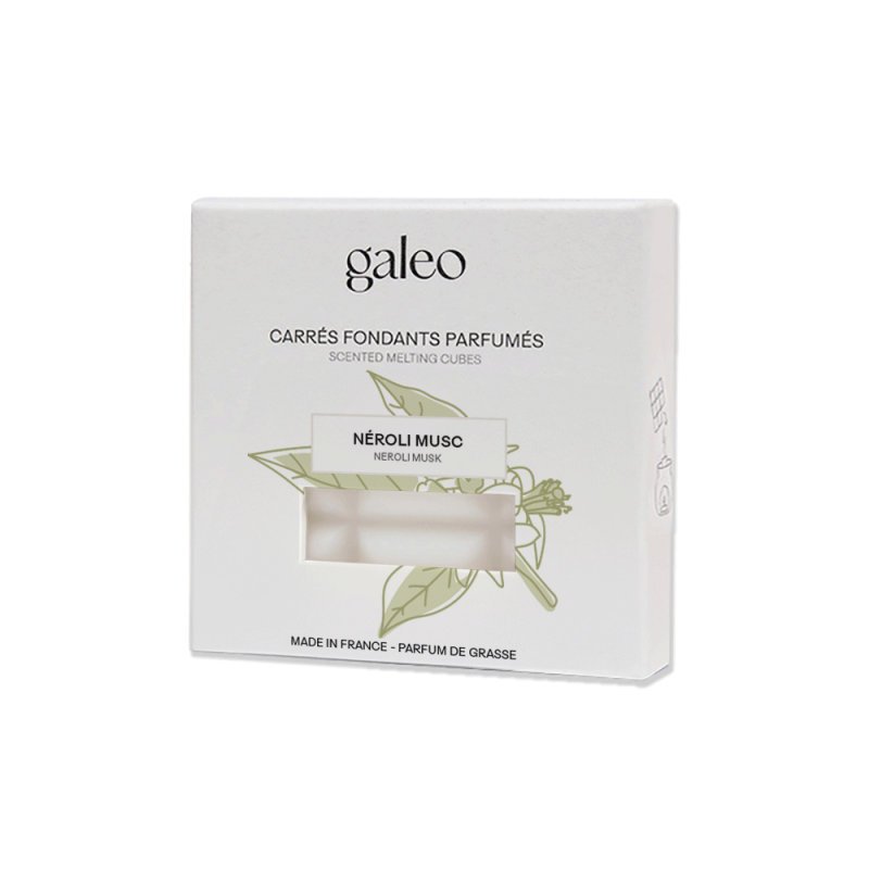 Carrés fondants parfumés Néroli Musc