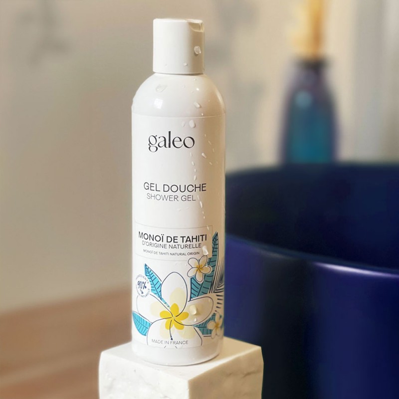 Gel douche à l'huile de monoï de Tahiti 100% d'origine naturelle