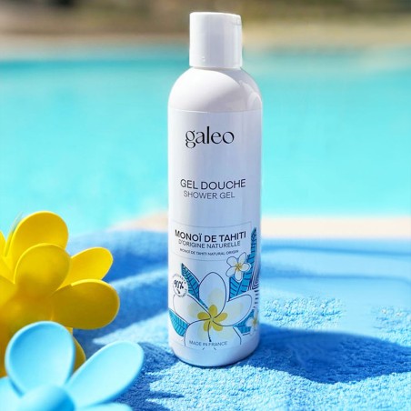 Shower gel with 100% natural Tahitian monoi oil