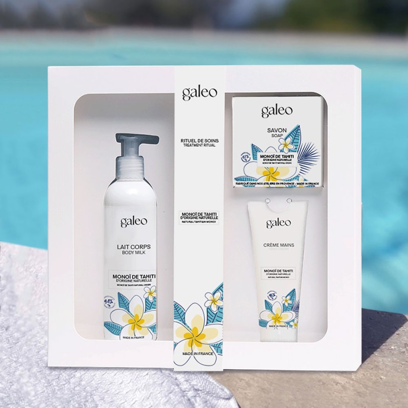 Skincare ritual with Tahitian monoi oil