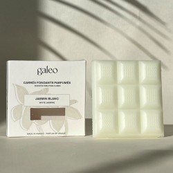 Carrés fondants parfumés Jasmin Blanc