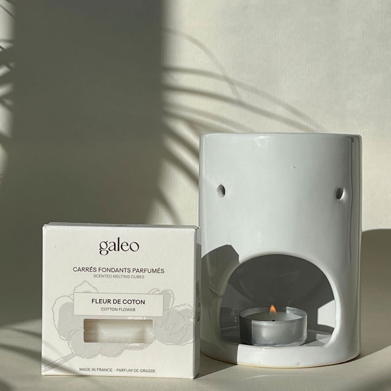 Carrés fondants parfumés Fleur de Coton