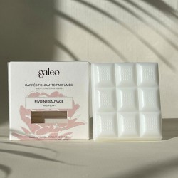 Carrés fondants parfumés Pivoine Sauvage