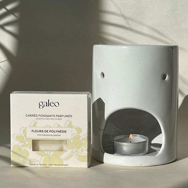 Carrés fondants parfumés Fleurs de Polynésie