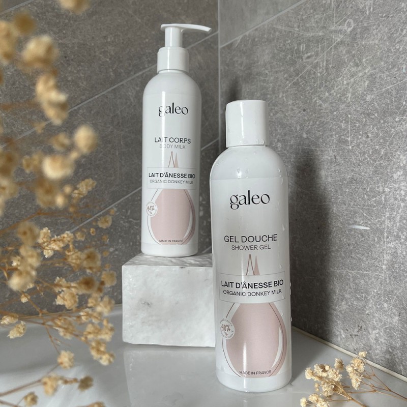 Gel douche au lait d'ânesse biologique