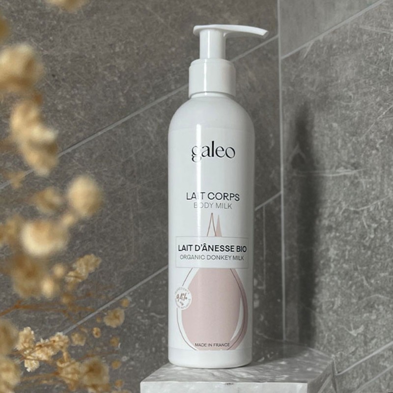Body milk with organic donkey milk