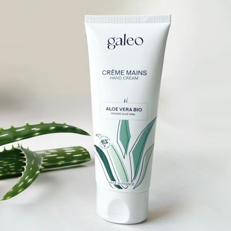 Hand cream with organic aloe vera