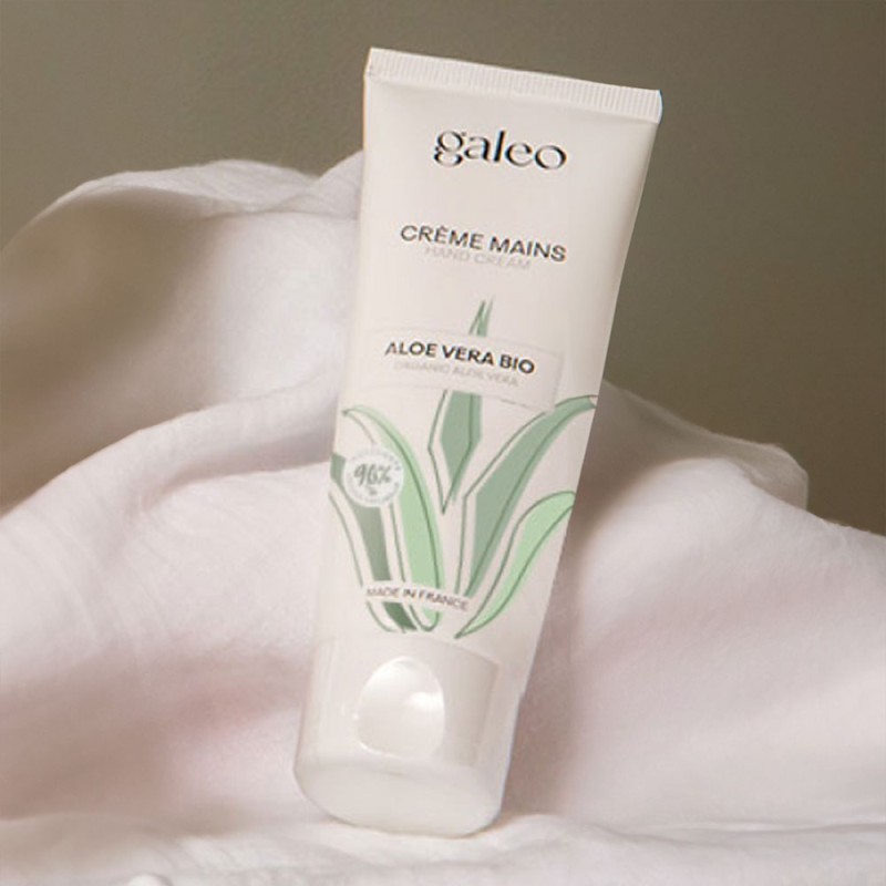 Hand cream with organic aloe vera