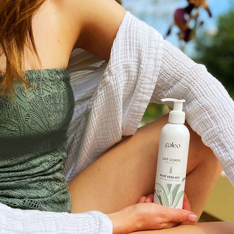 Lait corps à l'aloe vera biologique