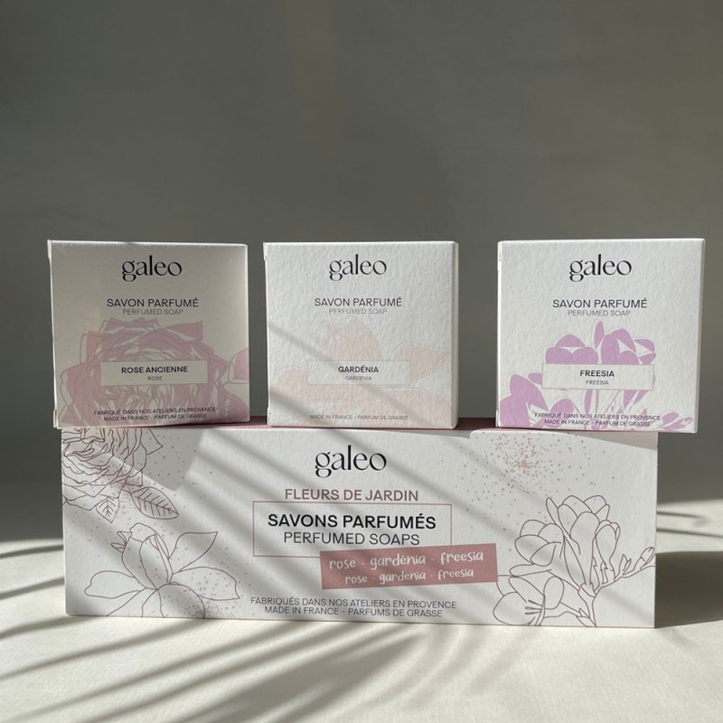 Trio of soaps Garden Flowers