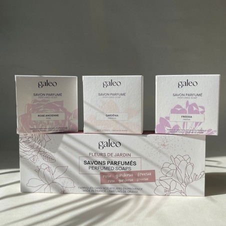 Trio of soaps Garden Flowers