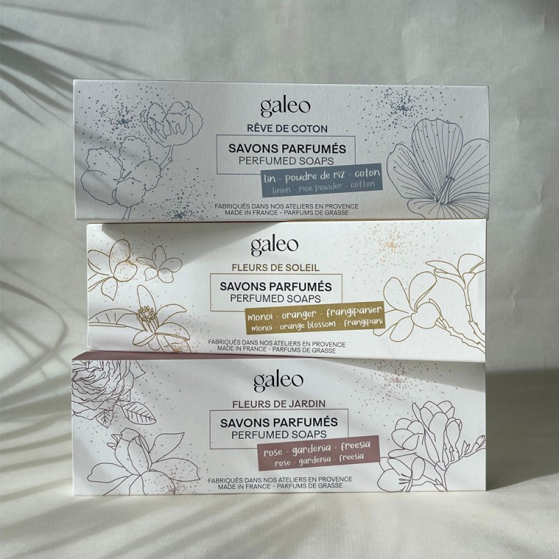 Trio of soaps Cotton Dream