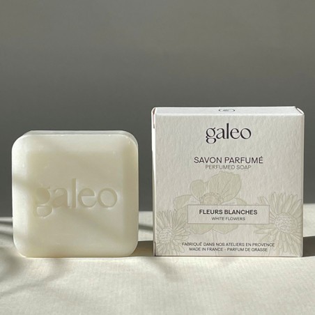 White Flowers scented soap