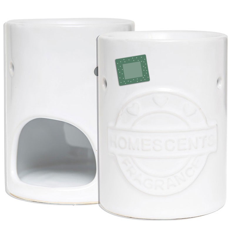 Brûle-parfums Homescents blanc - imparfait