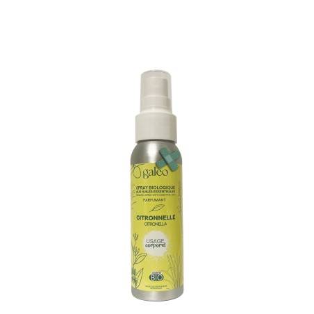 75ml Citronella body spray ORGANIC with essential oils - imperfect