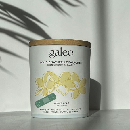 Monoi Tiare natural scented candle - imperfect