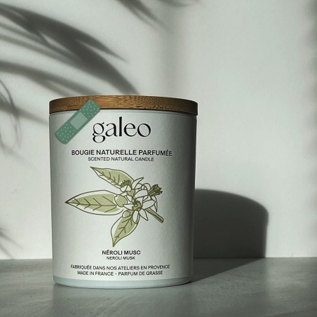 Neroli and Musk natural scented candle - imperfect