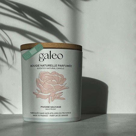 Bougie naturelle parfumée Pivoine Sauvage - imparfait
