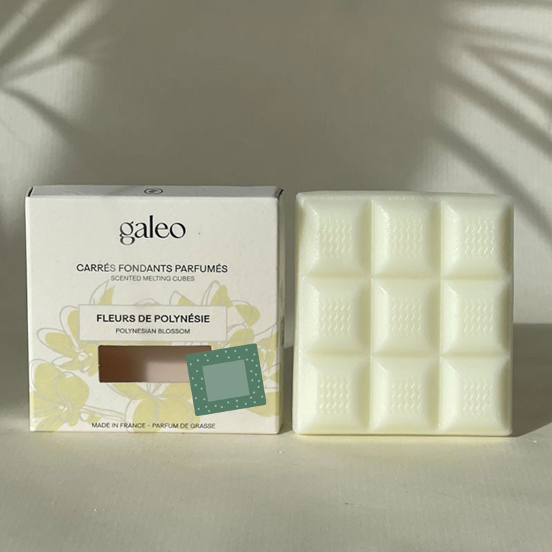 Carrés fondants parfumés Fleurs de Polynésie - imparfait
