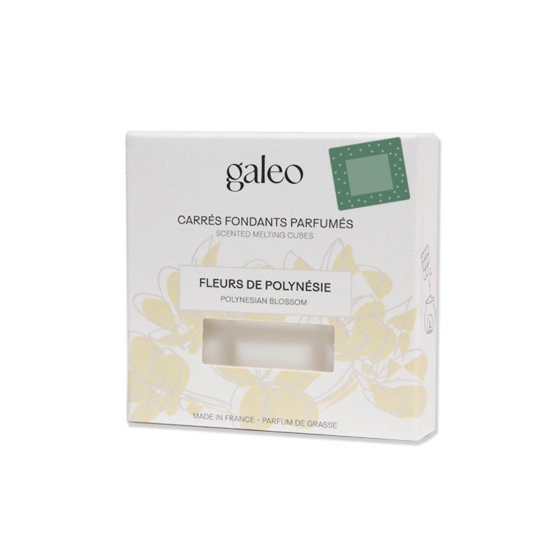 Carrés fondants parfumés Fleurs de Polynésie - imparfait